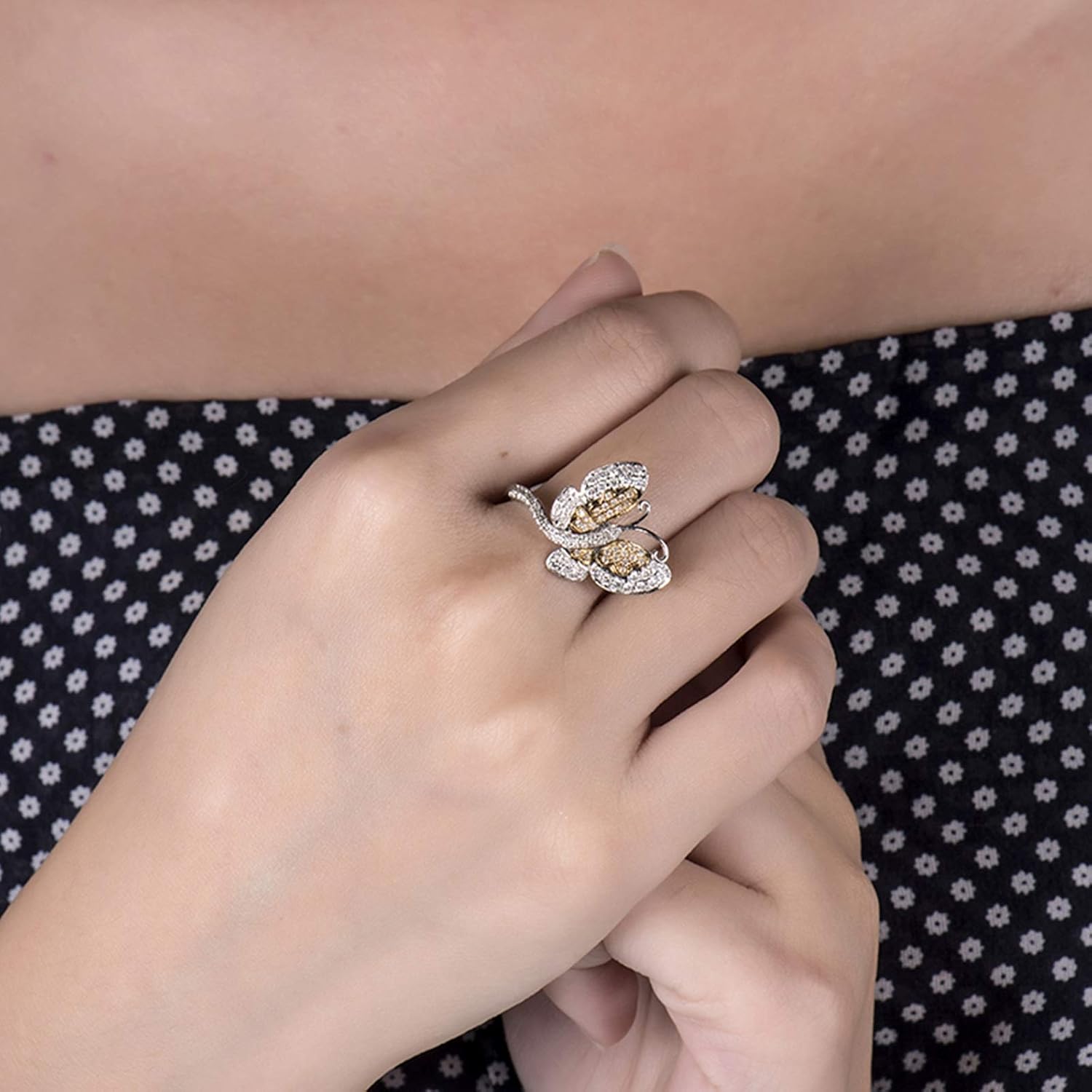 Womens's Wedding Rings, 0.5ct Cz Diamond Rings for Womens White Gold Ring for Girlfriend Gifts