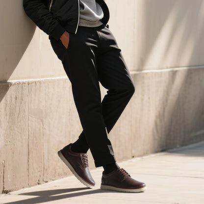 Men Dress Shoes Casual Lace Up Oxfords – Comfortable for Business Travel Work