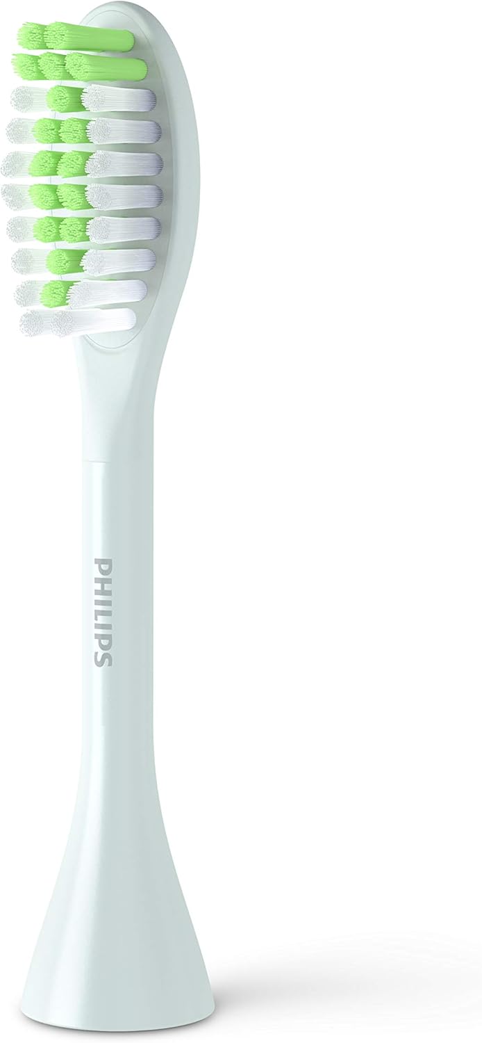 Philips One by Sonicare Ersatzbürstenköpfe, 2er-Pack, Schwarz, Kompatibel mit Philips One elektrische Zahnbürste, BH1022/06