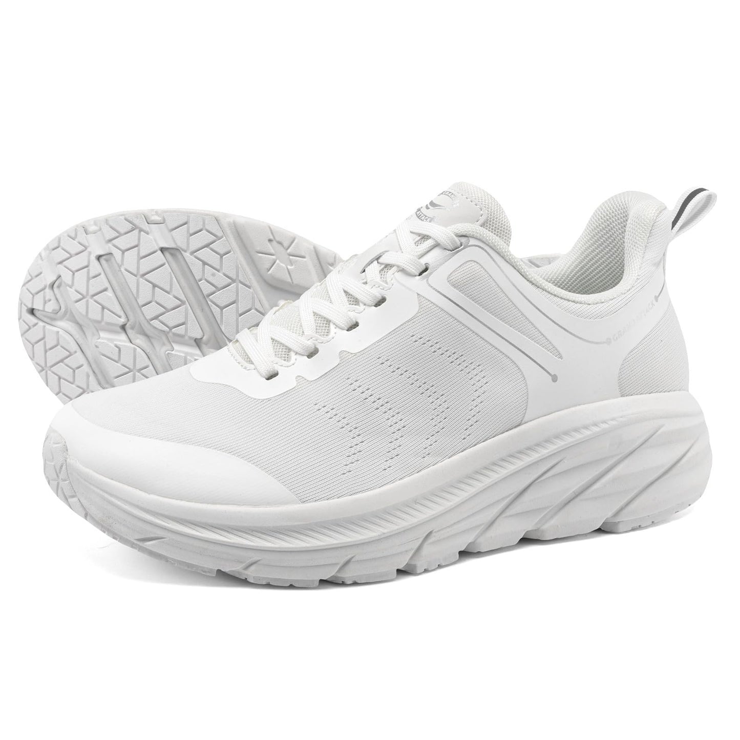 Grand Attack Men's Road Running Walking Shoes | Max Cushioned Comfort | Durable Non-Slip | Breathable Athletic Tennis Cross-Training Sneakers