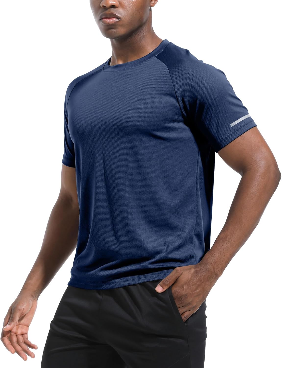 Boyzn 1er, 3er, 5er oder 7er Pack Herren-Trainings-Laufshirts, Dry Fit feuchtigkeitsableitendes T-Shirt, Gym Sport Kurzarm-T-Shirts