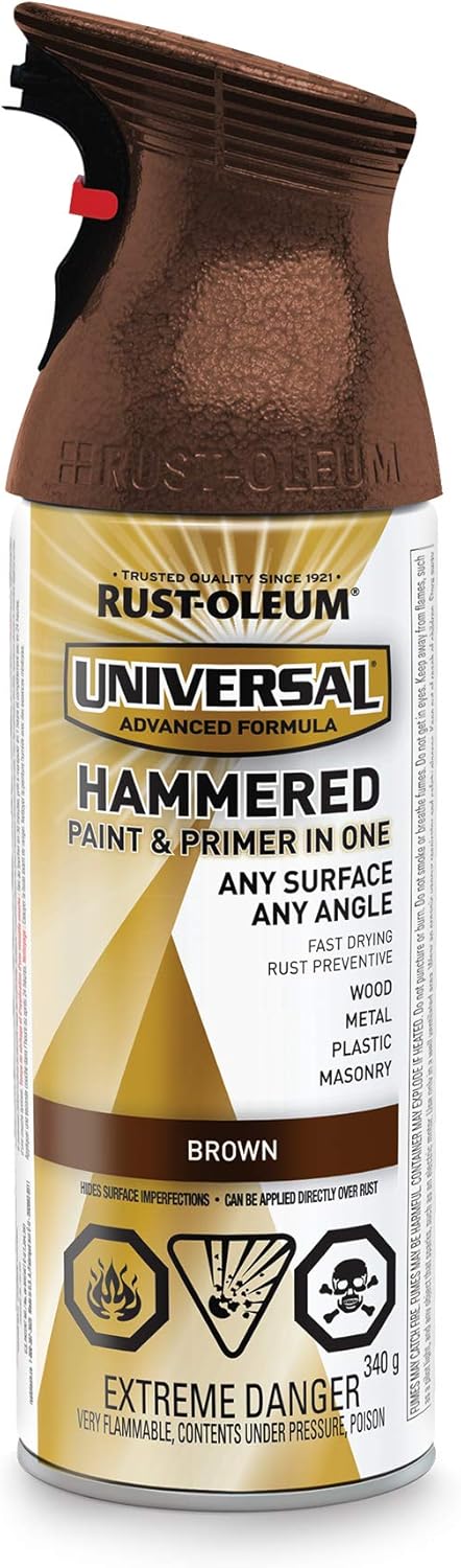 Brown Hammered Finish