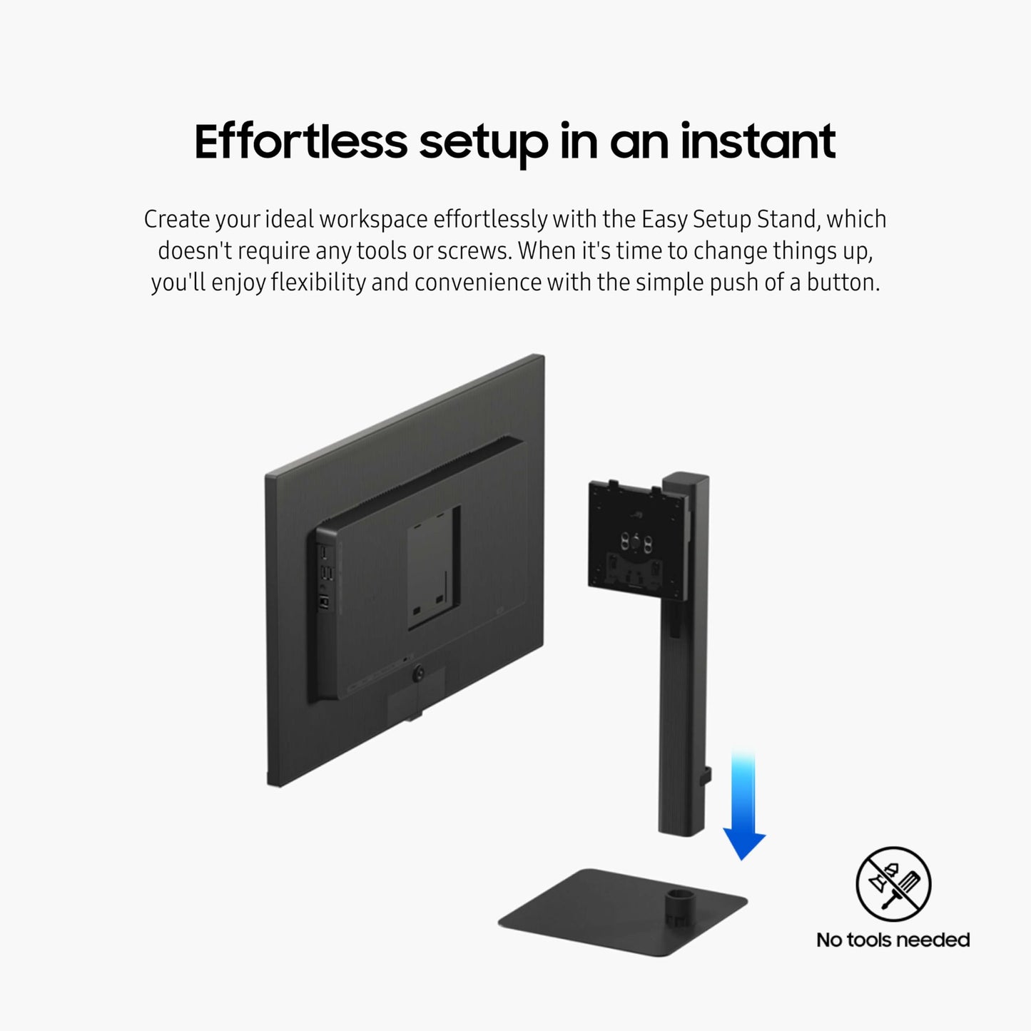 SAMSUNG 27" ViewFinity S6 (S60UD) Series QHD High Resolution Computer Monitor, 100Hz, HDR10, USB-C, Built-In LAN Port, Daisy Chain Support, Easy Setup, Height Adjustable Stand, LS27D606UANXGO, 2024