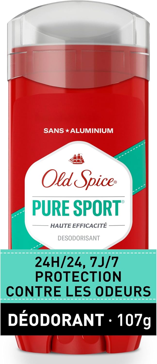 Old Spice High Endurance Deodorant für Herren, Aluminiumfrei, Pure Sport Duft, 107 g