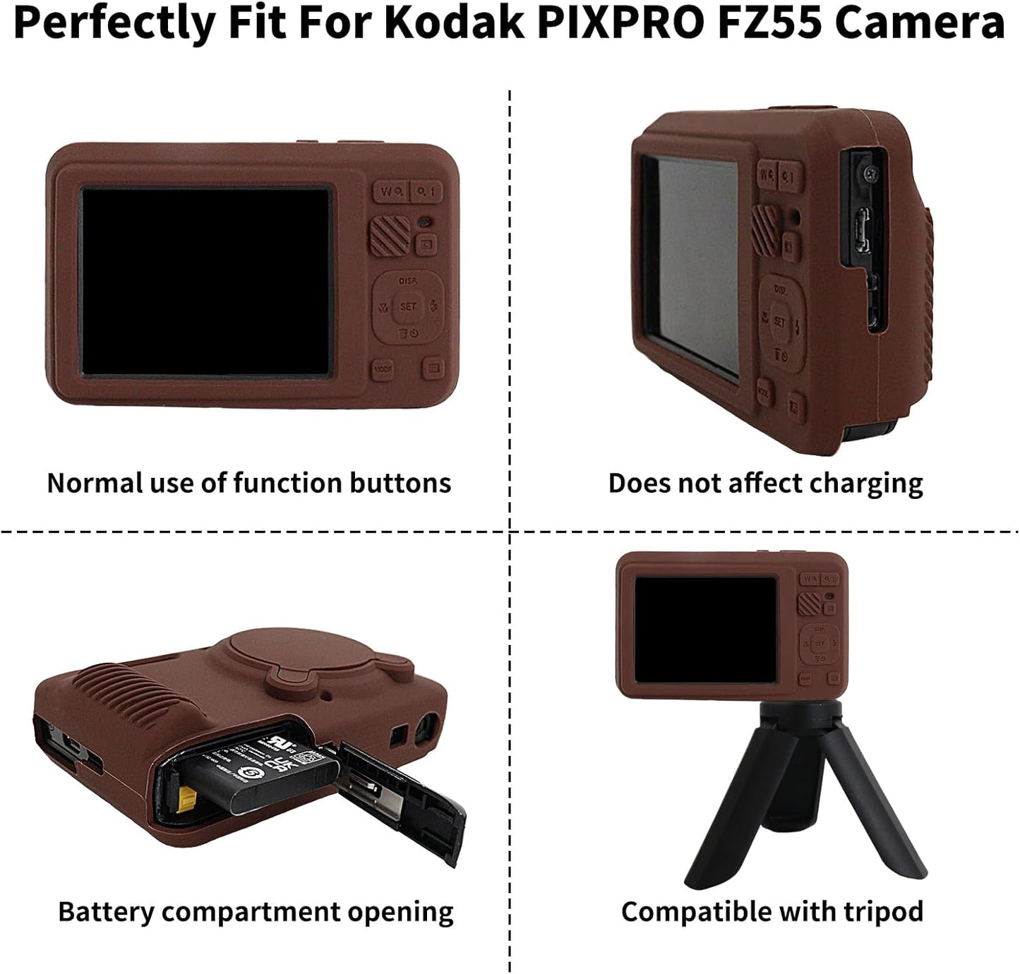 Rieibi Silicone Case for Kodak PIXPRO FZ55: A Perfect Blend of Protection and Style