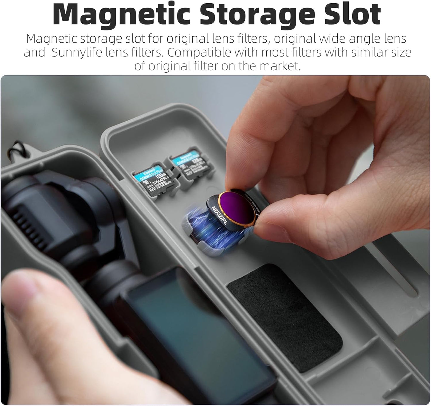 Sinyutia Travel Waterproof Case for DJI Osmo Pocket 3