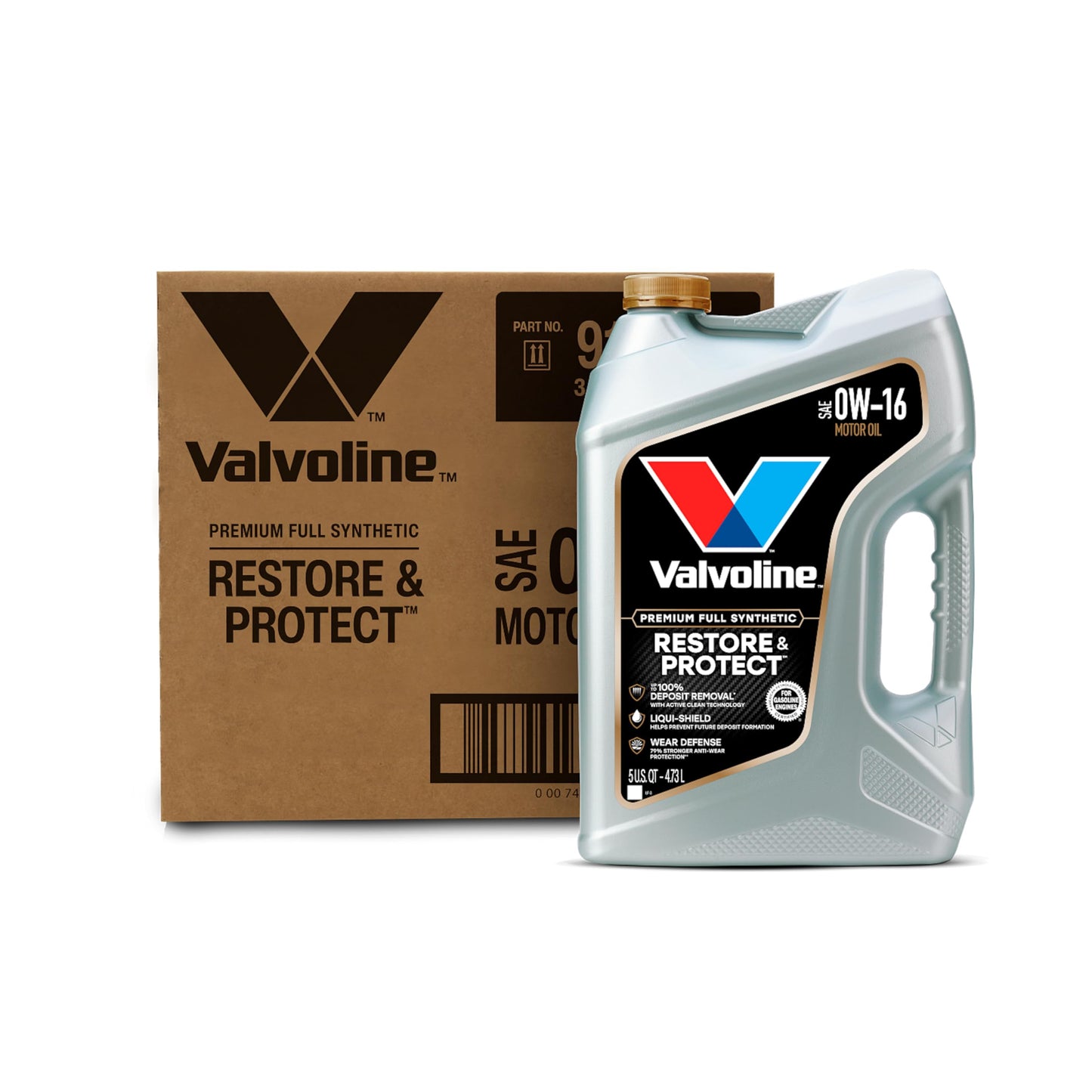 Valvoline Advanced Full Synthetic SAE 0W-20 Motor Oil 5 QT