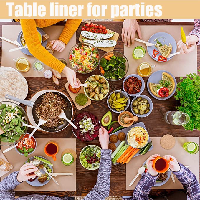 Shinok Braunes Kraftpapier auf Rolle – 38,1 cm x 10 m (400") Braunes Packpapier zum Umziehen, kleine Bastelpapierrolle zum Einpacken von Geschenken, Kunst, Weihnachten