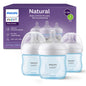 Philips Avent Natural Baby Bottle with Natural Response Nipple (Medium Flow,Flow 3), 9oz, SCY903/01