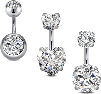 E11-short 6mm-silver-3pcs