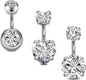E11-short 6mm-silver-3pcs