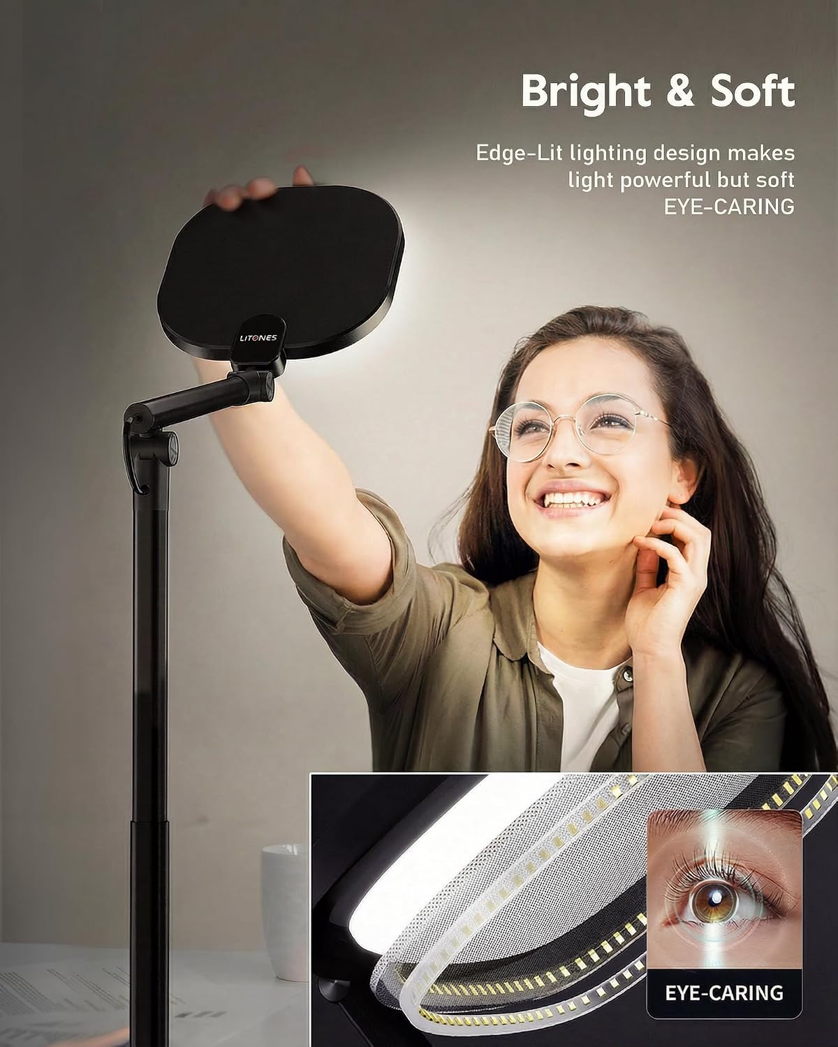 LitONES Led Desk Lamps for Home Office with Base