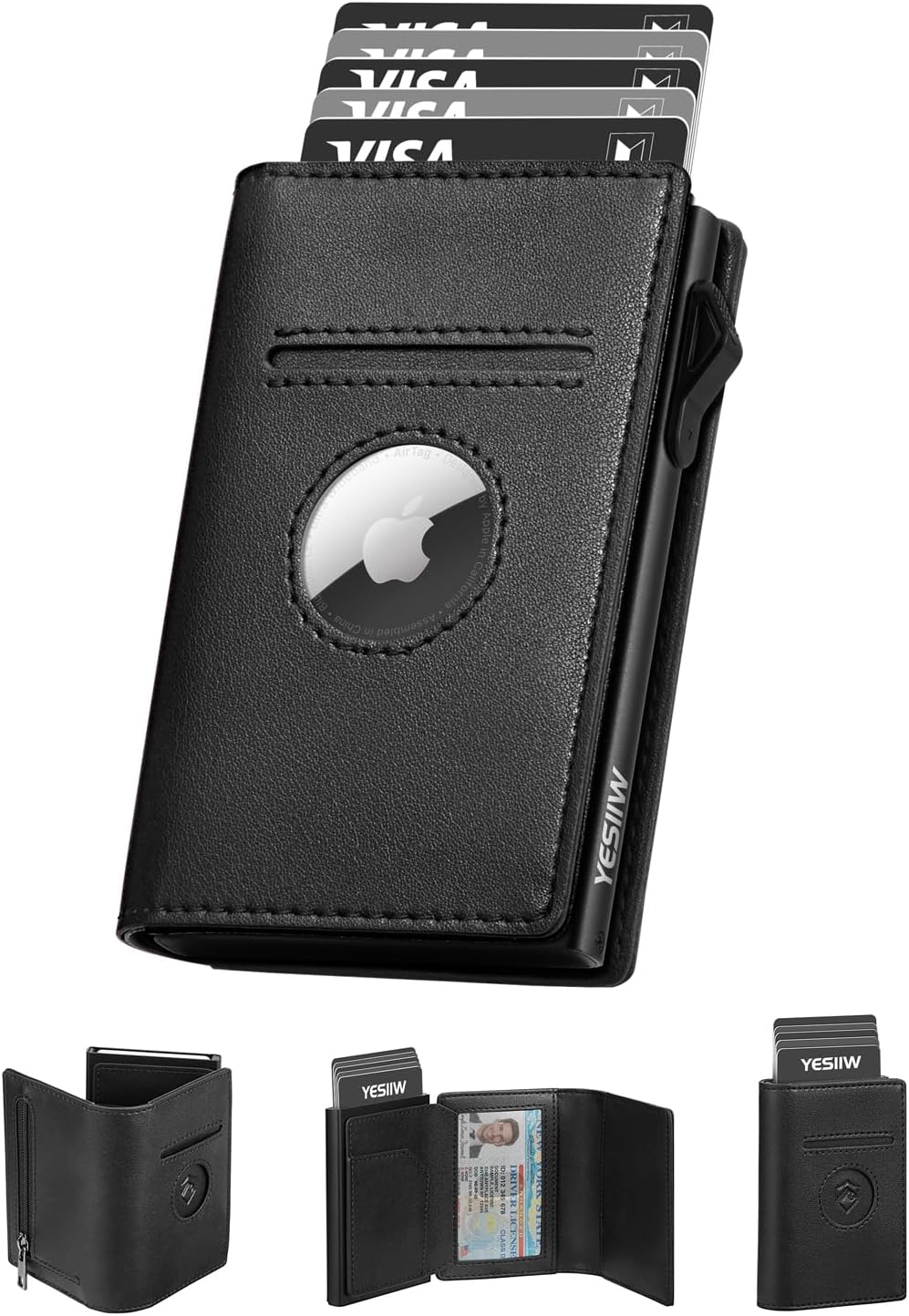 C01 - Black (Airtag Wallet)