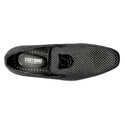 Stacy Adams Men's Swagger Studded Ornament Slip-on Driving Style Loafer