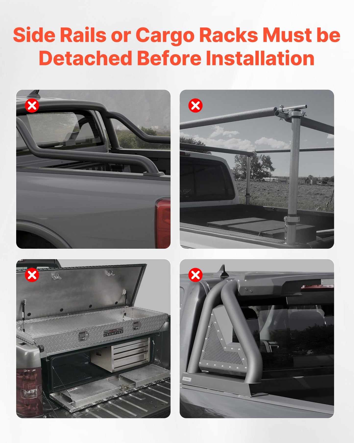 VEVOR Weiche aufrollbare Ladeflächenabdeckung, kompatibel mit 2019–2024 Dodge Ram 1500 Classic, 2003–2025 Ram 2500 3500, passend für 1,95 m (6 Fuß 4 Zoll/76 Zoll) Ladefläche, PVC-Abdeckung mit Aluminiumlegierungsstangen