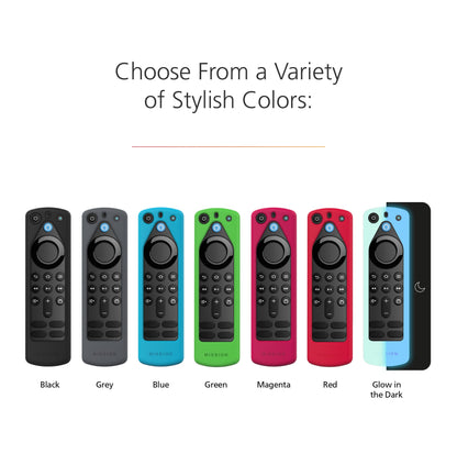 Made for Amazon Remote Schutzhülle, für Alexa-Sprachfernbedienung (3. Generation) | Rot