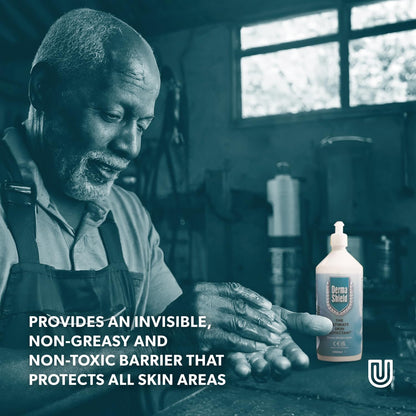 Barrier Cream 1,000 ml Lotion - The Ultimate Waterproof Skin Protection for Hands, Body, Face - Clinically Tested Protection and Relief for Contact Dermatitis, Dry Skin