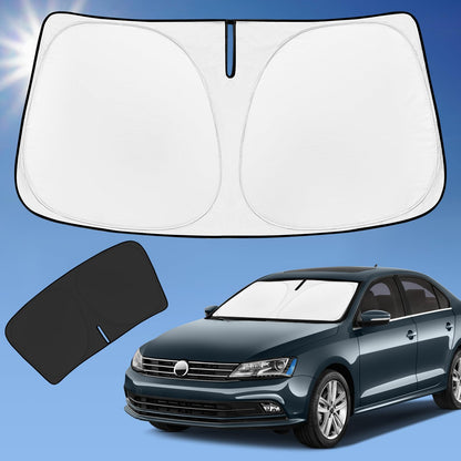 for Toyota Tacoma 2016-2023 2024 2025 2026 Sun Shade Sunshade Windshield Cover - 4 Layers Front Window Shade Custom Fit Tacoma 2Dr 4Dr Pickup Sun Visor 240T Shade Blocks UV Rays Car Accessories