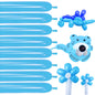 100Pcs clear 260 Balloons Clear Long Skinny Latex Balloon for Animal Ballons, Premium Quality Balloons for Beginners Baloons Making Kid's Carnivals Party Decoartion