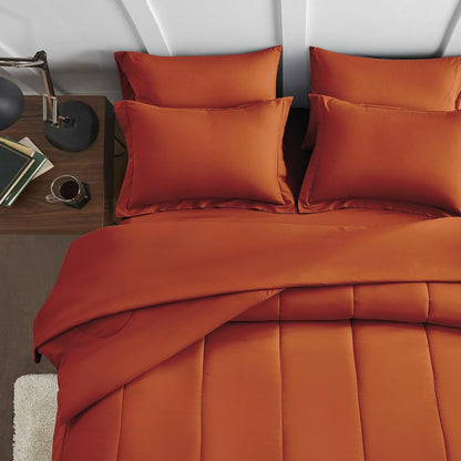 Cozy Up with the Maple&Stone 7-Piece Full Size Down Alternative Comforter Set