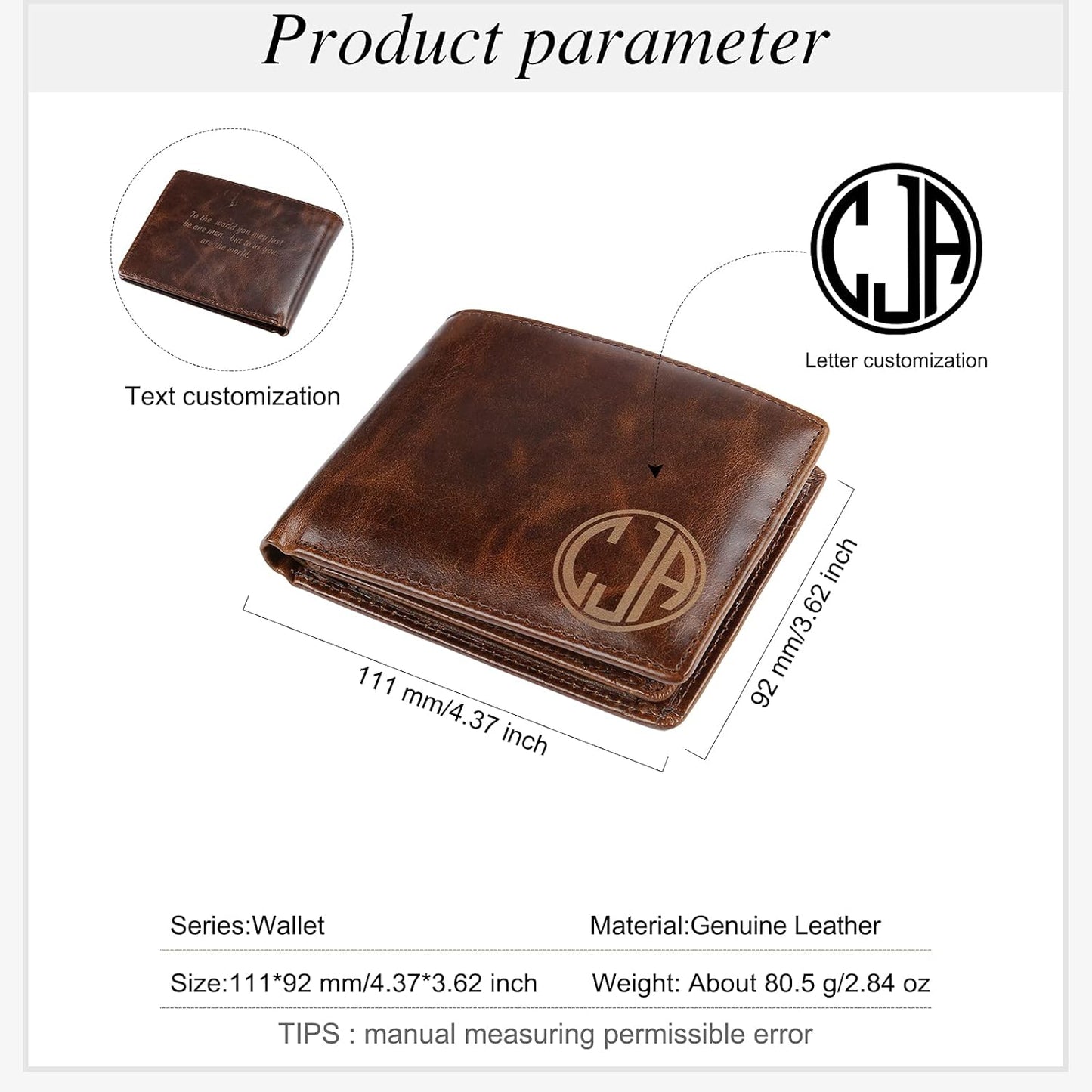 Custom Engraved Wallet for Men: A Thoughtful Gift