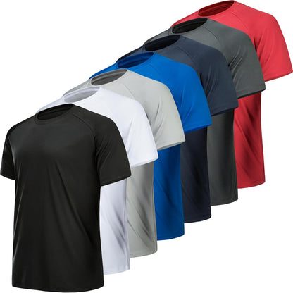 3X-Large7 Pack Black, Dark Grey, Light Grey, Navy, White, Blue, Red