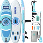Niphean（Ultra-Light） Inflatable Paddle Board with StabilTrac Fin and Durable SUP Accessories, 10' Stand Up Paddle Boards for Adults & Youth, Versatile Yoga Paddle Board, Gift Ideas