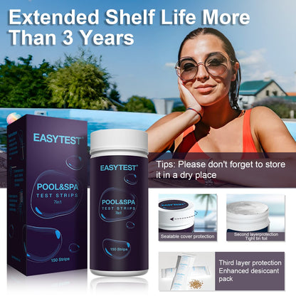 EASYTEST 7-Way Pool Test Strips: A Game-Changer for Hot Tub and Spa Owners