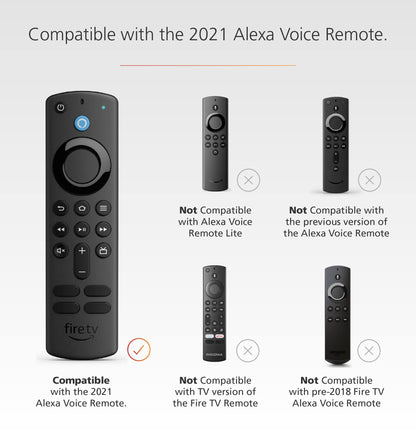 Made for Amazon Remote Schutzhülle, für Alexa-Sprachfernbedienung (3. Generation) | Rot
