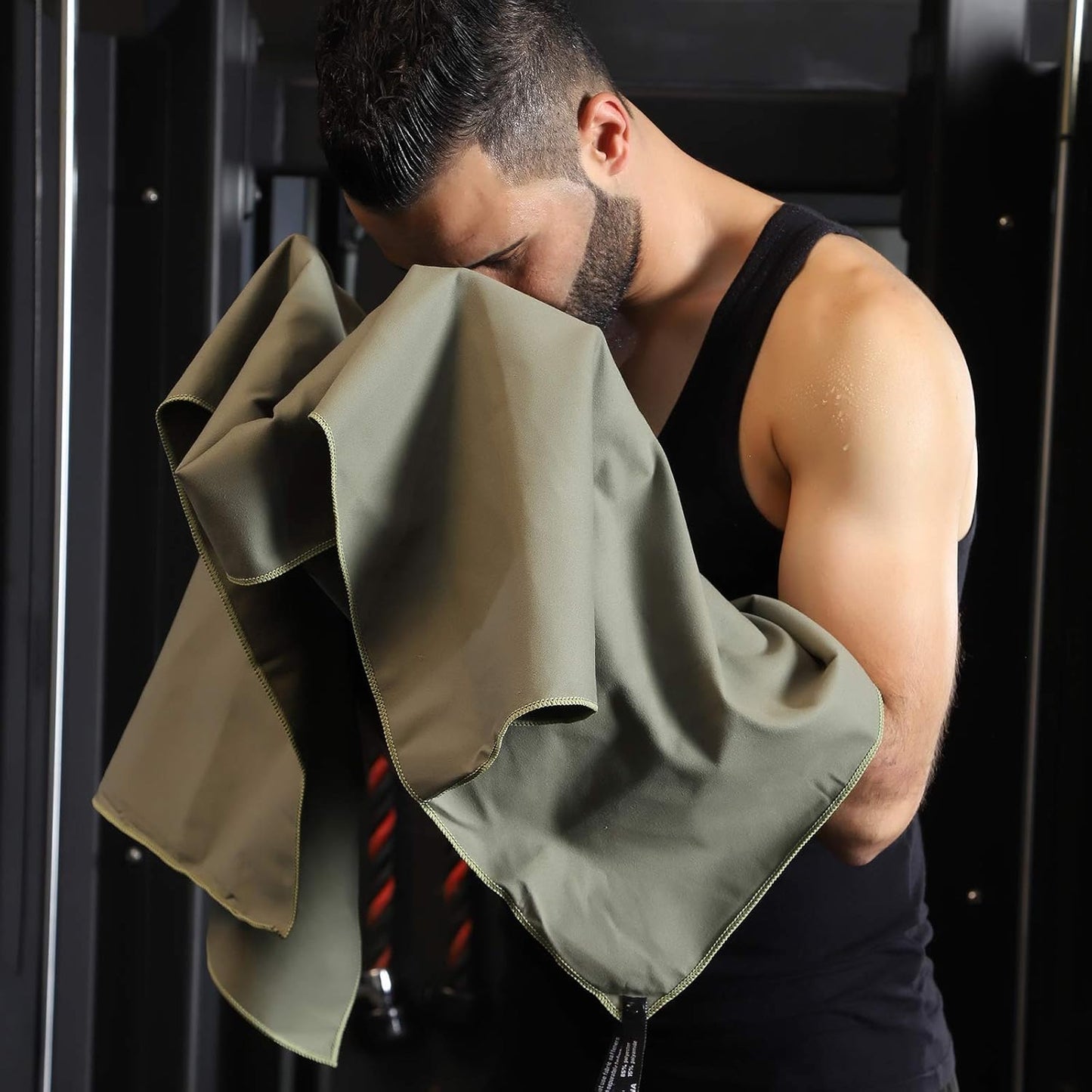 Rainleaf Mikrofaserhandtuch, perfekt für Reisen, Fitnessstudio und Camping. Schnell trocknend - Super saugfähig - Ultra kompakt - Leicht. Geeignet für Ausflüge, Strand, Dusche, Rucksackreisen, Schwimmbad