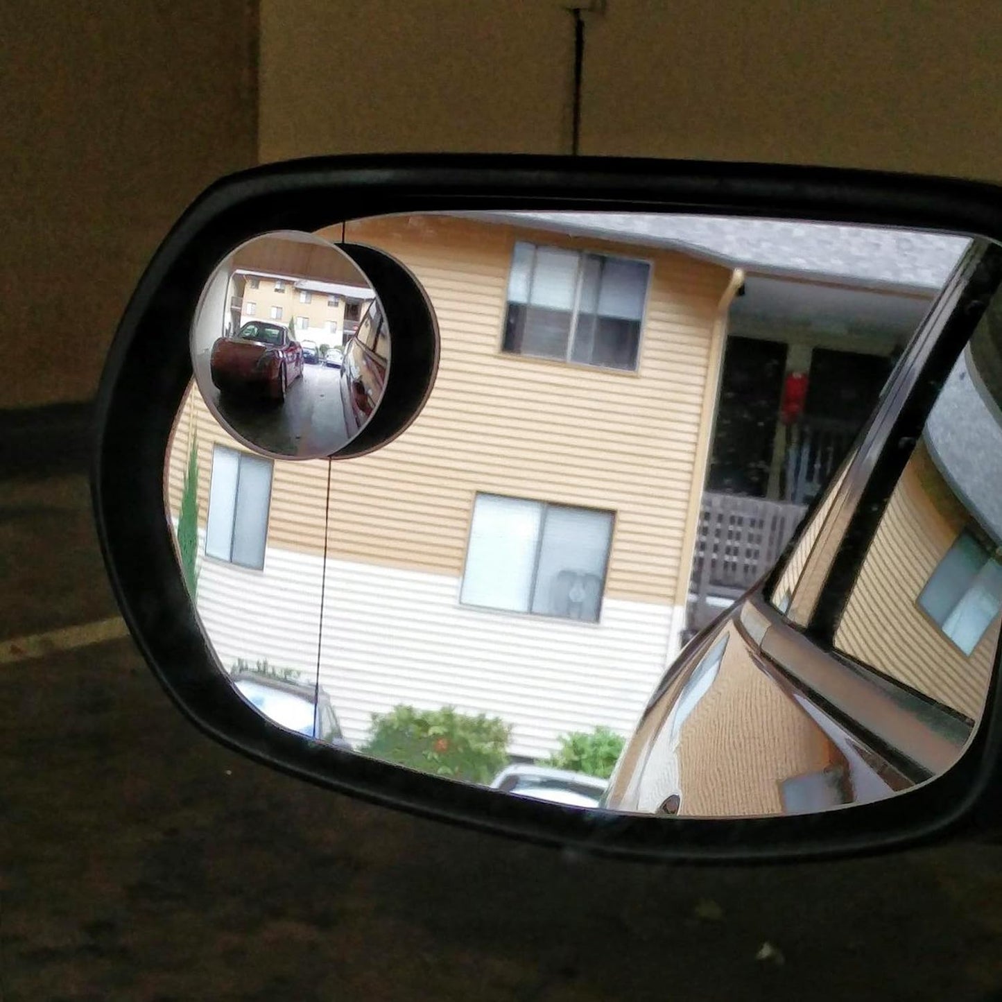 Ampper Blind Spot Mirror, 2" Round HD Glass Frameless Convex Rear View Mirror, Pack of 2