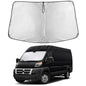EcoNour Car Windshield Sunshade | Blocks 99% Heat & Keeps Interior Cool | Universal Fits Cars, SUVs, Trucks | Automotive Sun Screen, Visor & Car Accessories for Summer | Medium (64x32 Inches)