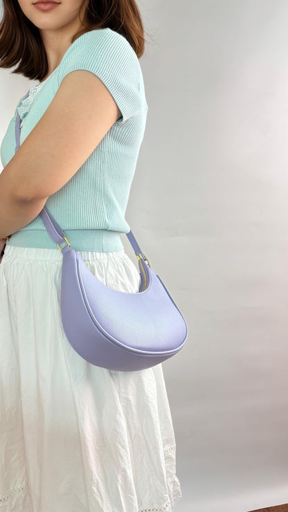 Barabum Kleine Umhängetasche für Damen, halbmondförmige Geldbörse, Y2K Trend Clutch Handtaschen