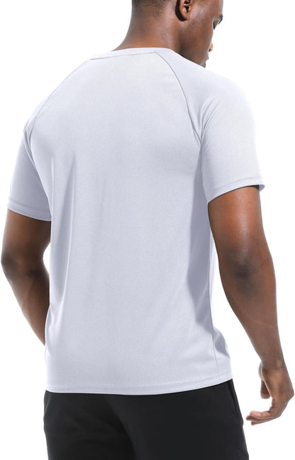 Boyzn 1er, 3er, 5er oder 7er Pack Herren-Trainings-Laufshirts, Dry Fit feuchtigkeitsableitendes T-Shirt, Gym Sport Kurzarm-T-Shirts