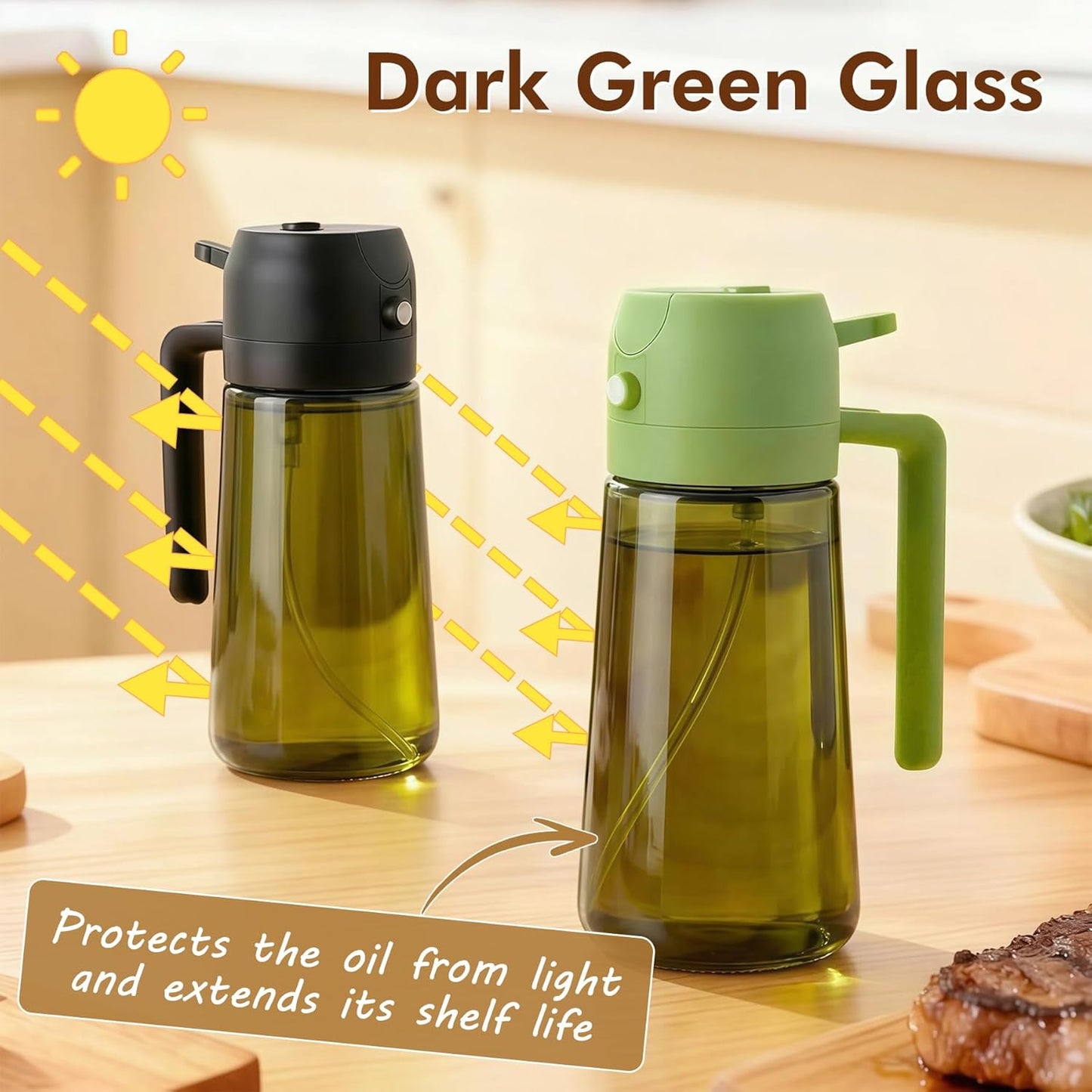 Poshetion 2-in-1 Olive Oil Sprayer: A Game-Changer for Healthier Cooking