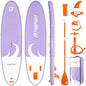 FBSPORT 11' Premium Stand Up Paddle Board, Yoga Board with SUP Accessories & Carry Bag | Wide Stance, Surf Control, Non-Slip Deck, Leash, Paddle and Pump for Youth & Adult