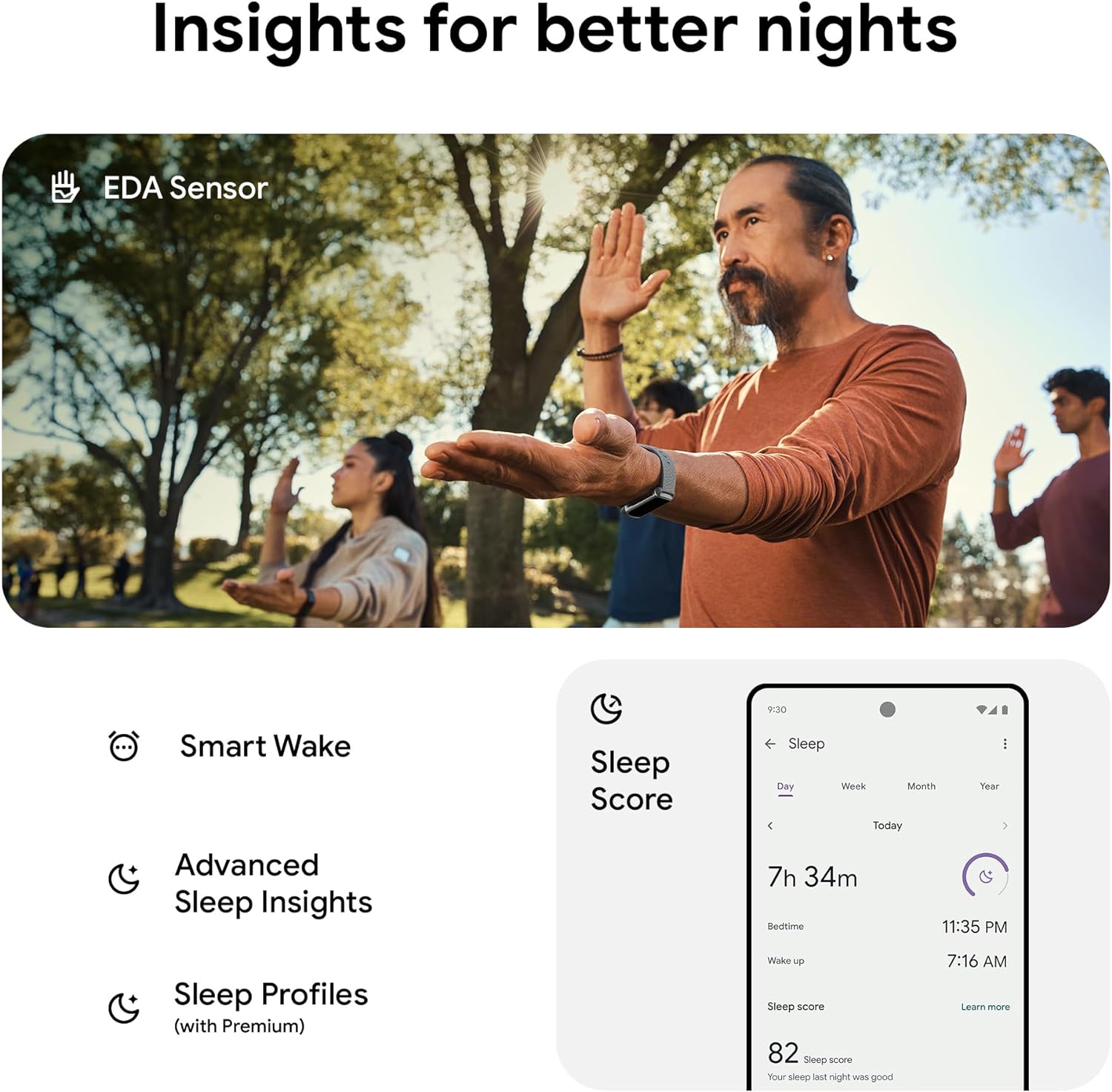 Google Fitbit Charge 6 Advanced Health and Fitness Tracker with Built-in GPS, Stress Management Tools, Sleep Tracking, 24/7 Heart Rate and more -- Silver/White