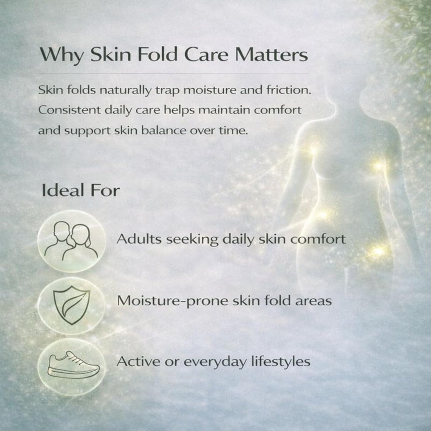 Healora Intertrigo Cream, Skin Fold Car, for Moisture & Friction Protection, Helps Soothe Irritated Skin,Fast-Drying Non-Greasy Formula, Reduce Moisture & Friction (3PCS)