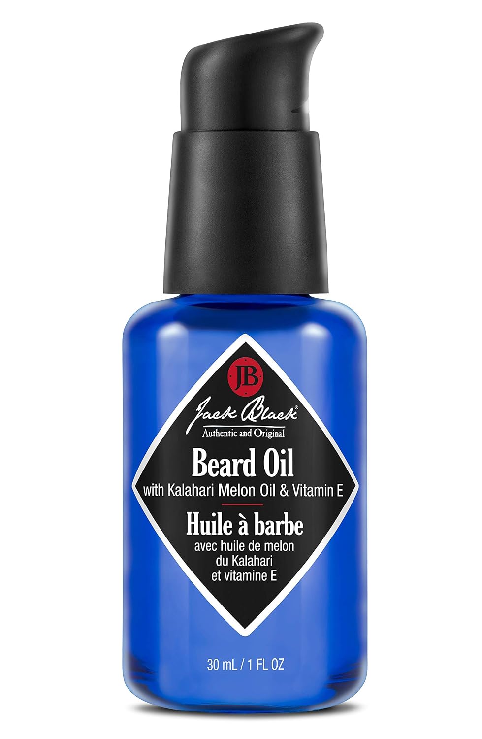 Jack Black Beard Oil - Beard Conditioner & Softener for Men, Kalahari Melon Oil & Vitamin E - 30ml