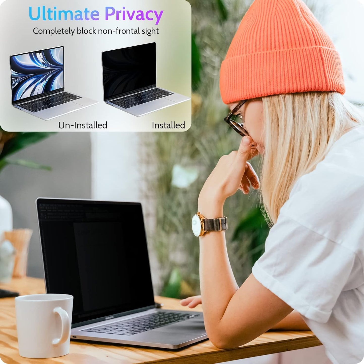 Peslv Magnetic Privacy Screen for MacBook Air 13.6/13 Inch: A Game-Changer for Your Laptop's Security