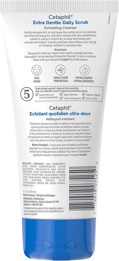 Cetaphil Milde Hautreinigung (473 ml) – Feuchtigkeitsspendende Gesichts- und Körperreinigung – Ideal für empfindliche, trockene Haut – Nicht reizend, parfümfrei und von Dermatologen empfohlen