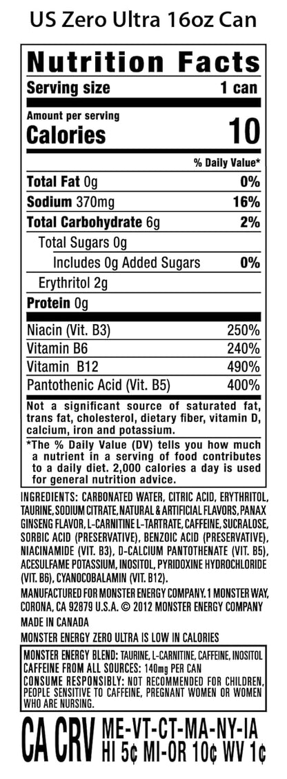 Monster Energy Zero Ultra: A Game-Changer for Sugar-Conscious Energy Drinkers