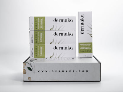 Dermaka Arnica Skin Care Cream (4 oz) – Moisturizing Botanical Cream with Arnica Montana, Bromelain, Vitamin A & E – Gentle Hydrating Cream for Face & Body, Sensitive Skin Friendly