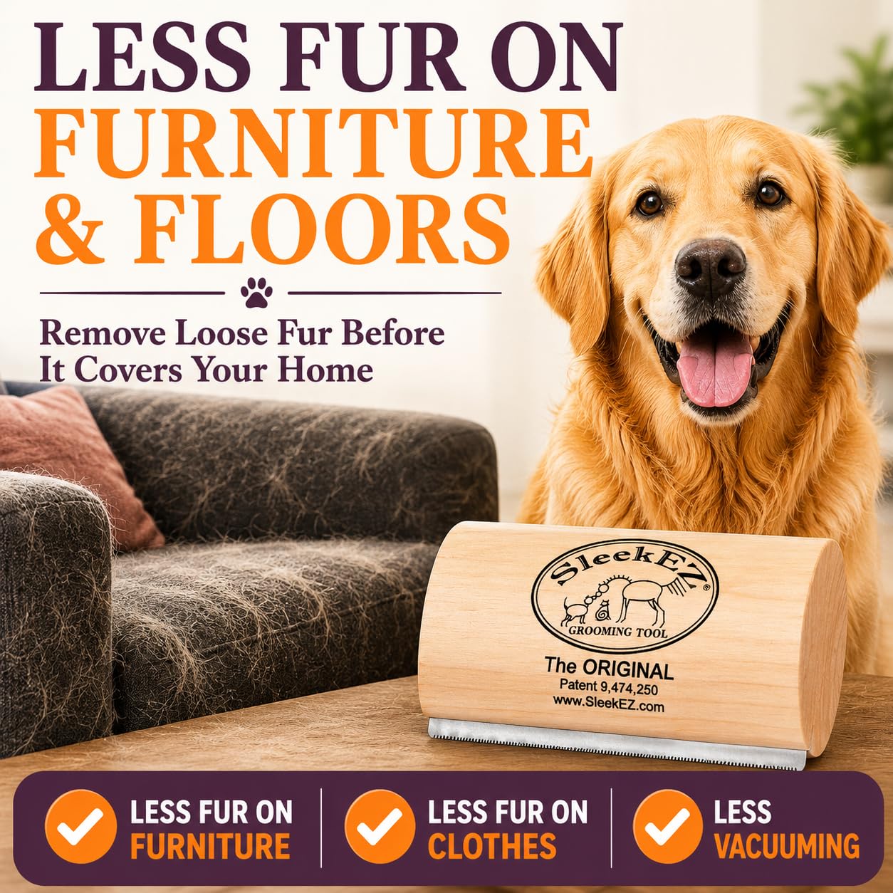 SleekEZ Dog Brush for Shedding - A Game-Changer for Pet Owners