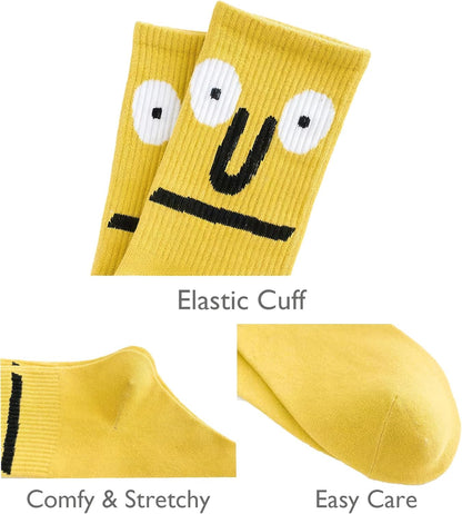 Lustige Crew Socken Bunte Neuheit Niedliche Casual Crew Socken Geschenkpackungen für Damen Herren