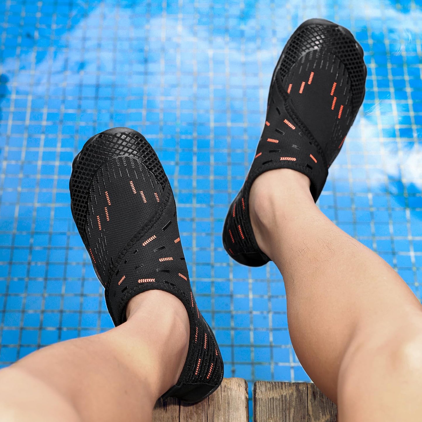 Water Shoes Mens Womens Quick-Dry Barefoot Swim Beach Pool Shoes Aqua Yoga Socks for Hiking Walking Diving Surf Outdoor Water Sports