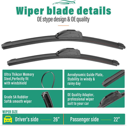 Upgrade Your Honda Odyssey's Visibility with WINDSMILE's Premium Wipers