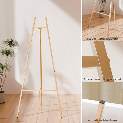 Gold Easel Stand for Sign: Elevate Your Display Game