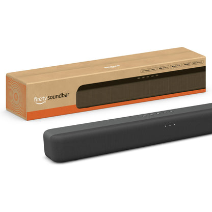 Amazon Fire TV Soundbar, 2.0-Lautsprecher mit DTS Virtual:X und Dolby Audio, Bluetooth-Konnektivität
