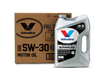 Valvoline Advanced Full Synthetic SAE 0W-20 Motor Oil 5 QT